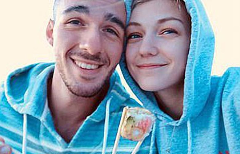 Brian Laundrie (left) and Gabby Petito. (Handout/TNS) 38118906W 38118906W