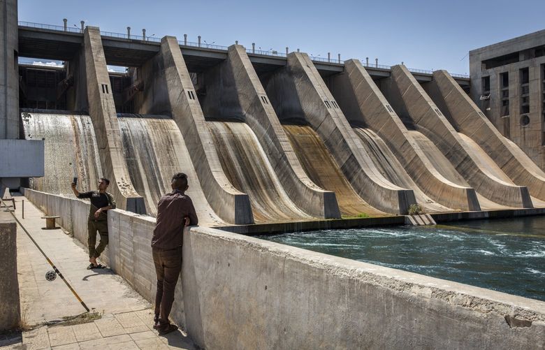 FILE — The Tabqa Dam in Syria, June 20, 2018. Members of a top secret U.S. Special Operations unit bombed the dam in 2017 despite a military report warning that striking the giant structure could cause tens of thousands of deaths. (Ivor Prickett/The New York Times) XNYT59 XNYT59