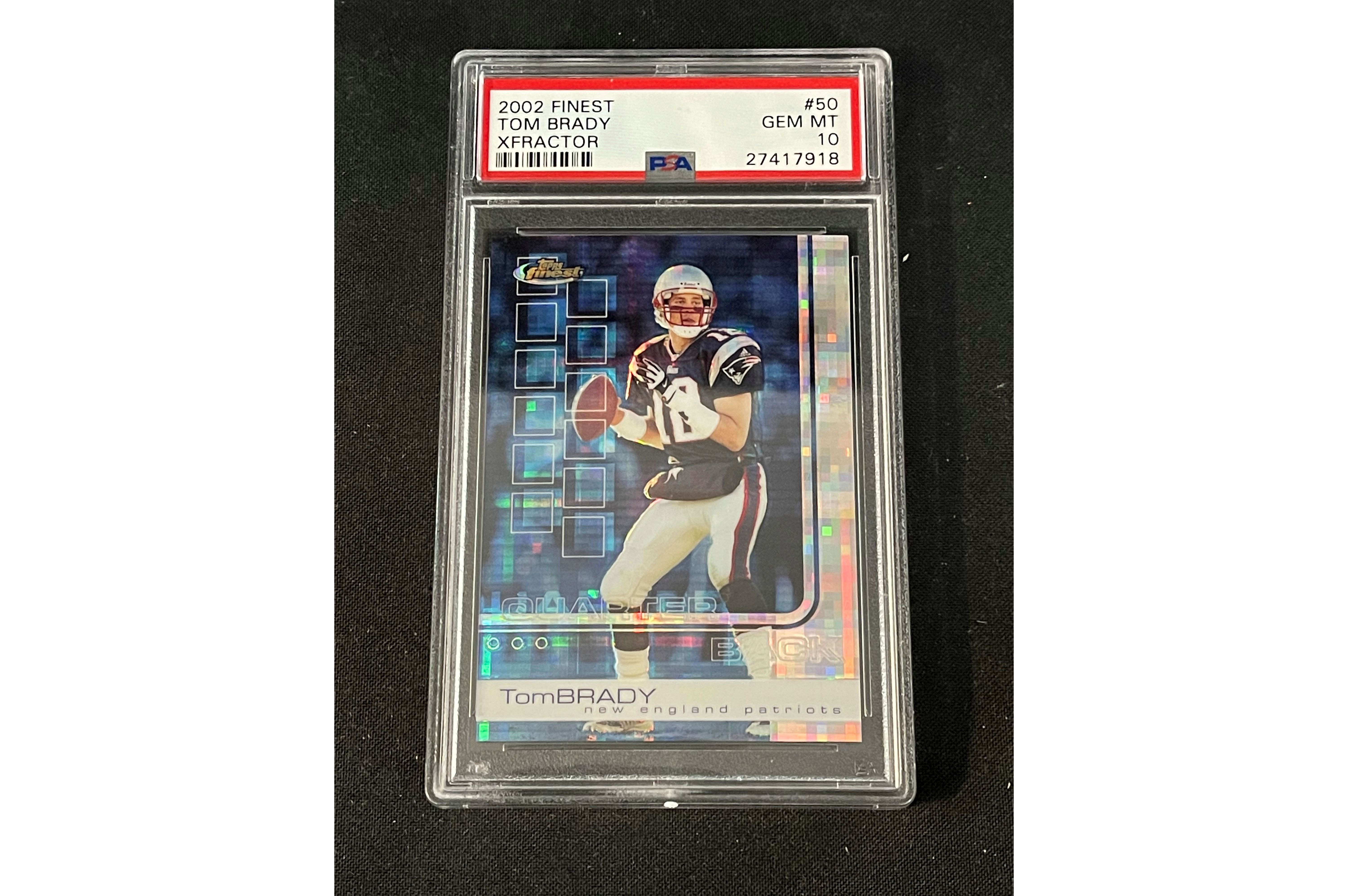 Rare Tom Brady card from 1st Super Bowl year to be auctioned | The