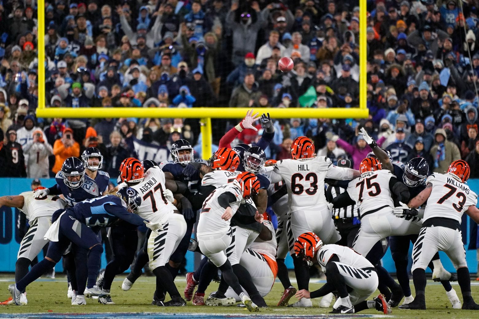 Here's the Cincinnati radio call of the Bengals' AFC Championship-winning  field goal