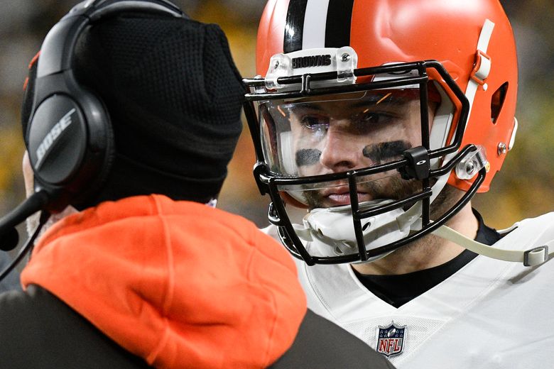 Browns' Baker Mayfield starting against Steelers, shoulder better