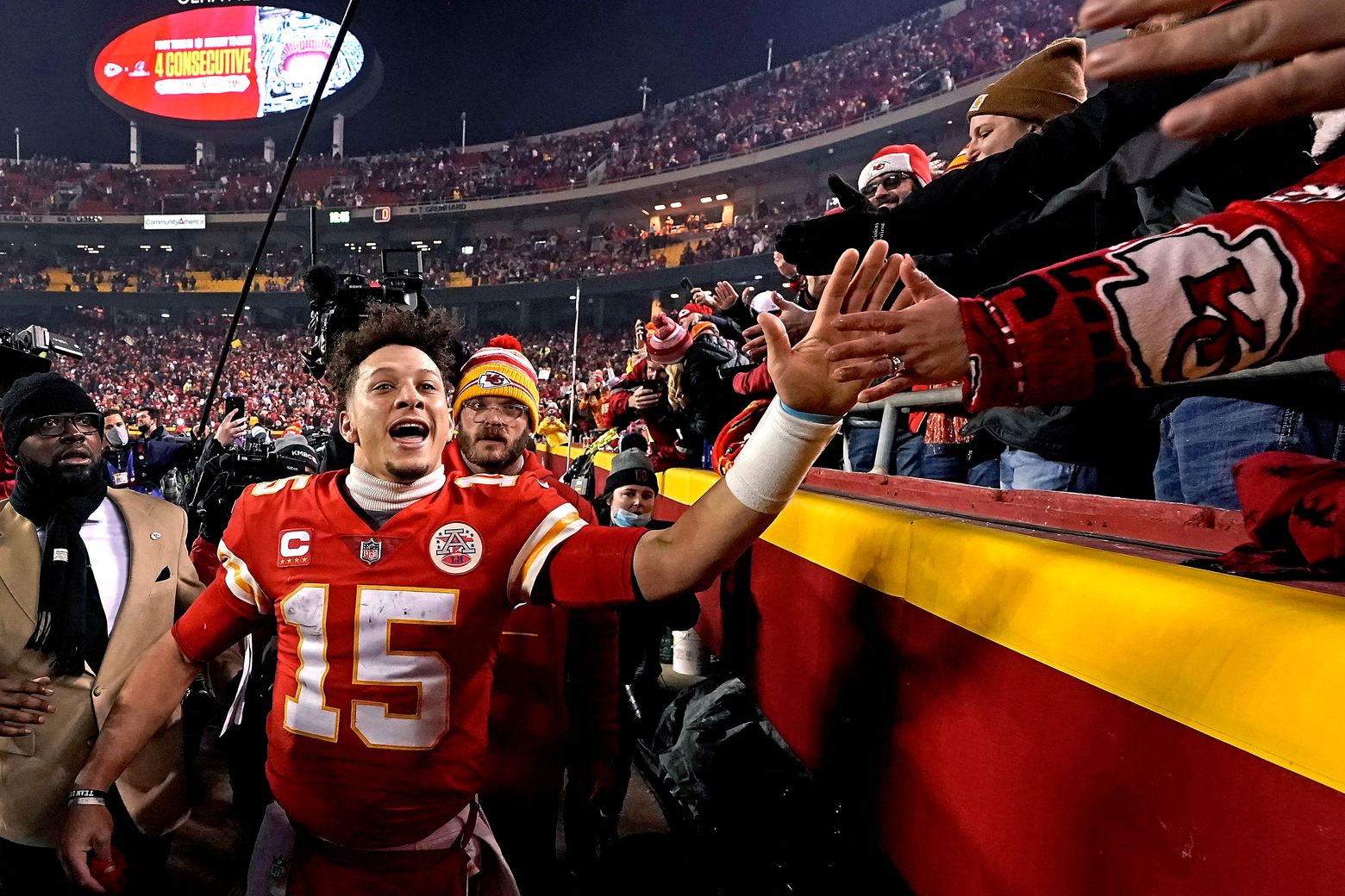 The Sporting News on X: Grim Reaper Mahomes? 