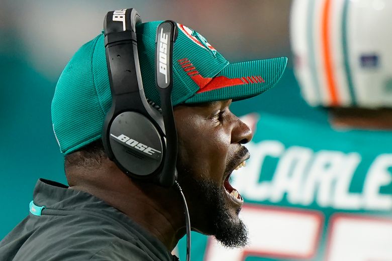 Miami Dolphins fire coach Brian Flores after 3 seasons | The Seattle Times