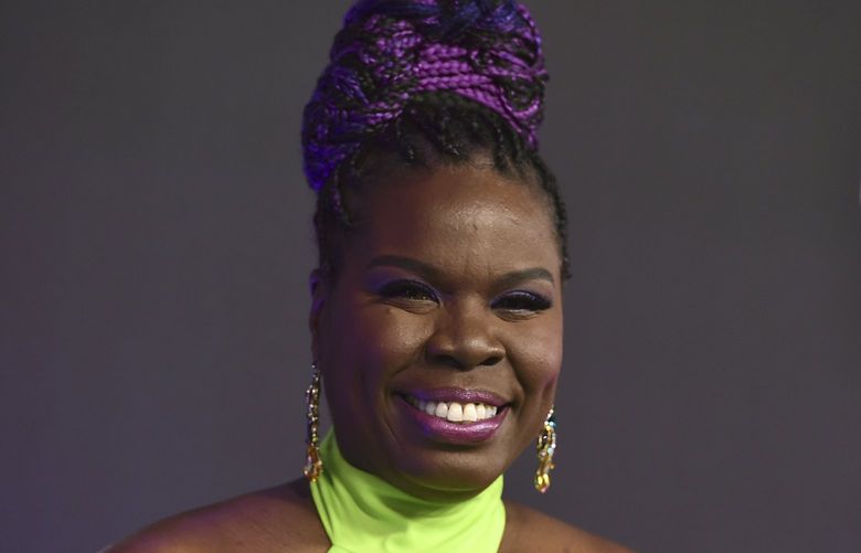 FILE – Leslie Jones arrives at the People’s Choice Awards on Tuesday, Dec. 7, 2021, at the Barker Hangar in Santa Monica, Calif. Jones is free to take to social media to give her commentary about the Olympics after a misunderstanding with some of her posts. NBC spokesman Greg Hughes said Monday night, Feb. 7, 2022, that some of Jonesâ€™ videos that were blocked were the result of a â€œthird-party errorâ€ and not NBC. (Photo by Jordan Strauss/Invision/AP, File) NYET950 NYET950