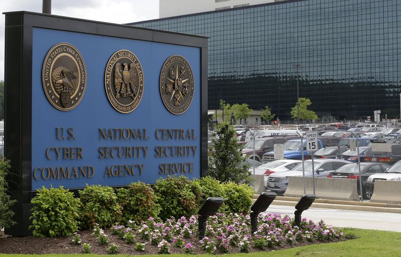 FILE – In this June 6, 2013 file photo, the National Security Agency (NSA) campus in Fort Meade, Md.  Allegations of retaliation against a whistleblower at the NSA have left its top watchdog fighting for his job, according to an intelligence official and another individual familiar with the case. The case could offer some credence to Edward Snowdenâ€™s claim that he could not have reported the governmentâ€™s domestic surveillance program without facing reprisals. George Ellard, the NSAâ€™s inspector general, was placed on administrative leave after he refused to give the whistleblower a certain job assignment.  (AP Photo/Patrick Semansky, File)