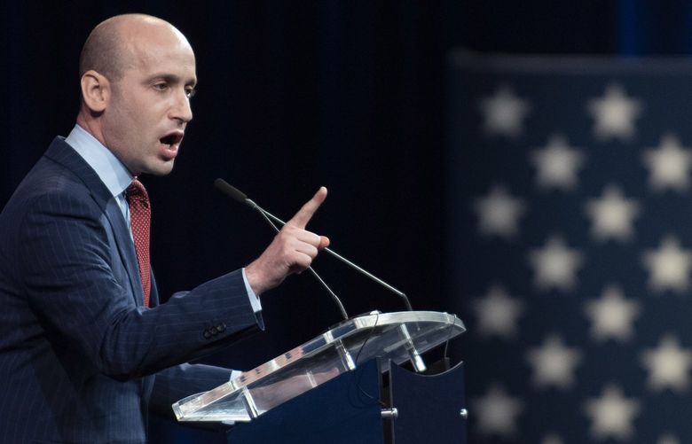 Stephen Miller, formerly an adviser to President Donald Trump, has argued that using race as a factor to allocate scarce coronavirus treatments discriminates against Whites people.