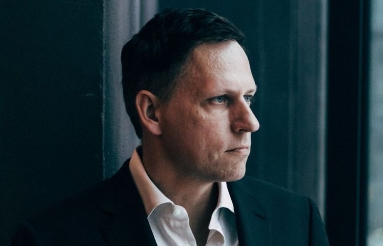 FILE – Peter Thiel in Manhattan on Jan. 7, 2016. Thiel, one of Donald Trump’s biggest donors in 2016, has re-emerged as a prime financier of the Make America Great Again movement. (Andrew White/The New York Times) XNYT27 XNYT27