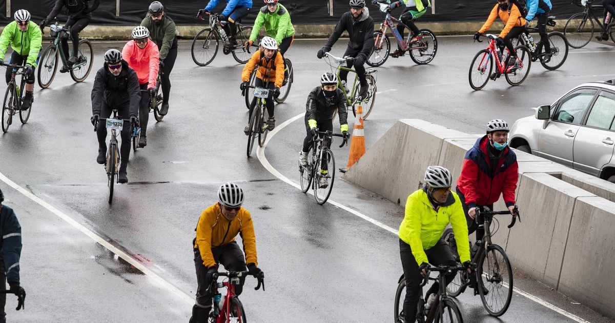 Chilly Hilly ride The Seattle Times