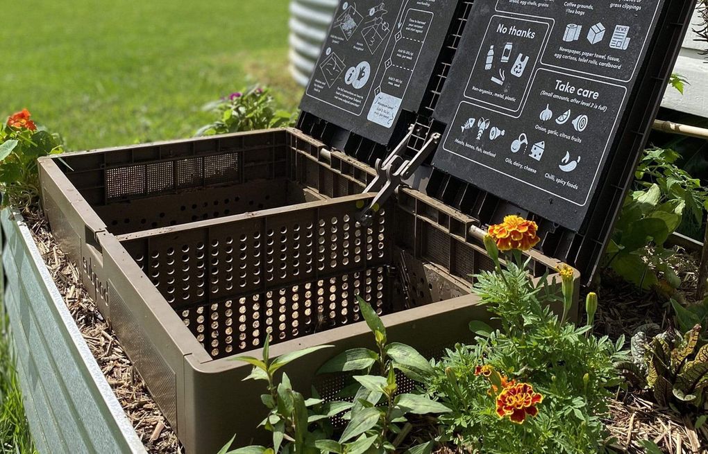 Composting 101 & Pike Lane Gardens Countertop Compost Bin with Video P