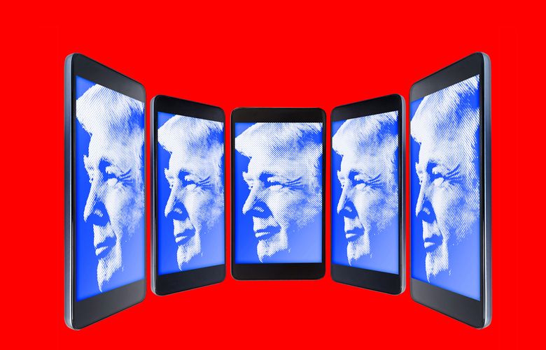 Truth Social, former President Donald Trump’s hard-right alternative to Twitter, could open its doors in March 2022. (Matt Chase / The New York Times) 