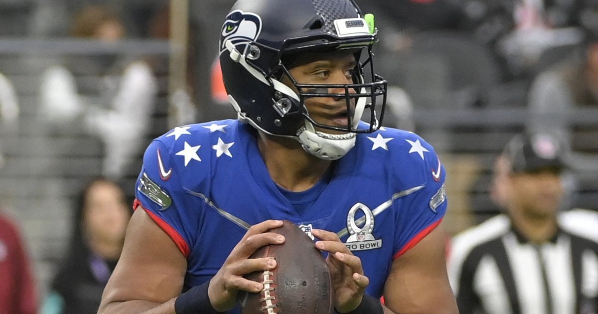 PHOTOS: Russell Wilson Competes In 2022 Pro Bowl Skills Showdown In Las  Vegas