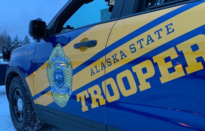 Civil Air Patrol volunteer pilots found an empty, overturned 1946 Taylorcraft BV12-D near Lynx Peak in the Hatcher Pass area on Feb. 10, 2022, after about four days of search efforts also involving multiple agencies, according to Alaska State Troopers. (Alaska State Troopers/TNS)