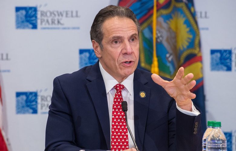 Former New York Gov. Andrew Cuomo, seen here in a file photo, says that he has been cleared by multiple district attorneys. (Darren McGee/Office of Gov. Andrew M. Cuomo/TNS) 39591044W 39591044W