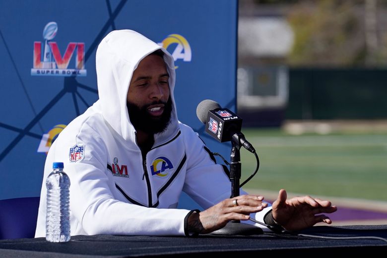 Odell Beckham in the fresh threads LA Rams