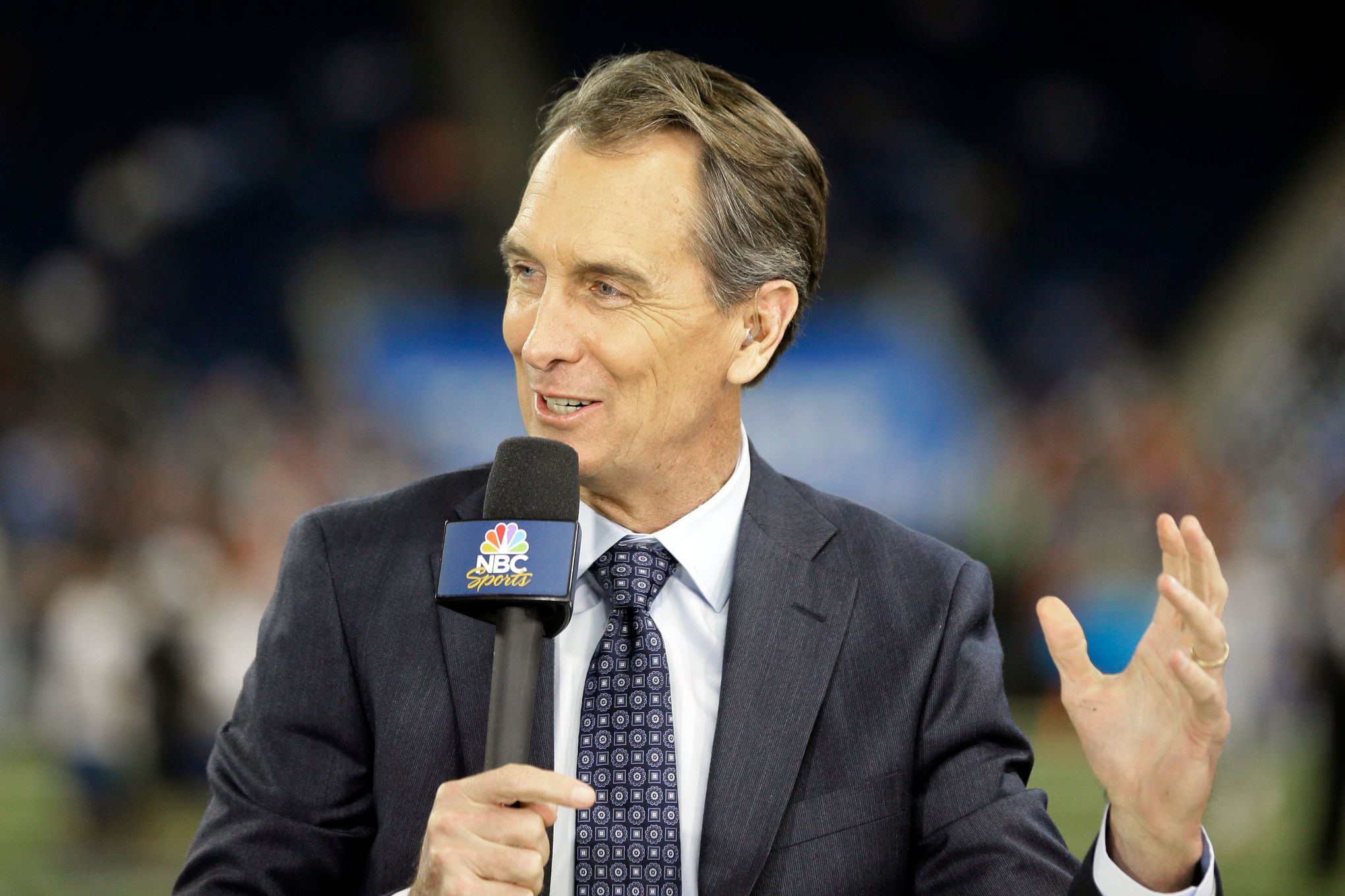 NBC announcers Al Michaels, Cris Collinsworth discuss role in Super Bowl  broadcast