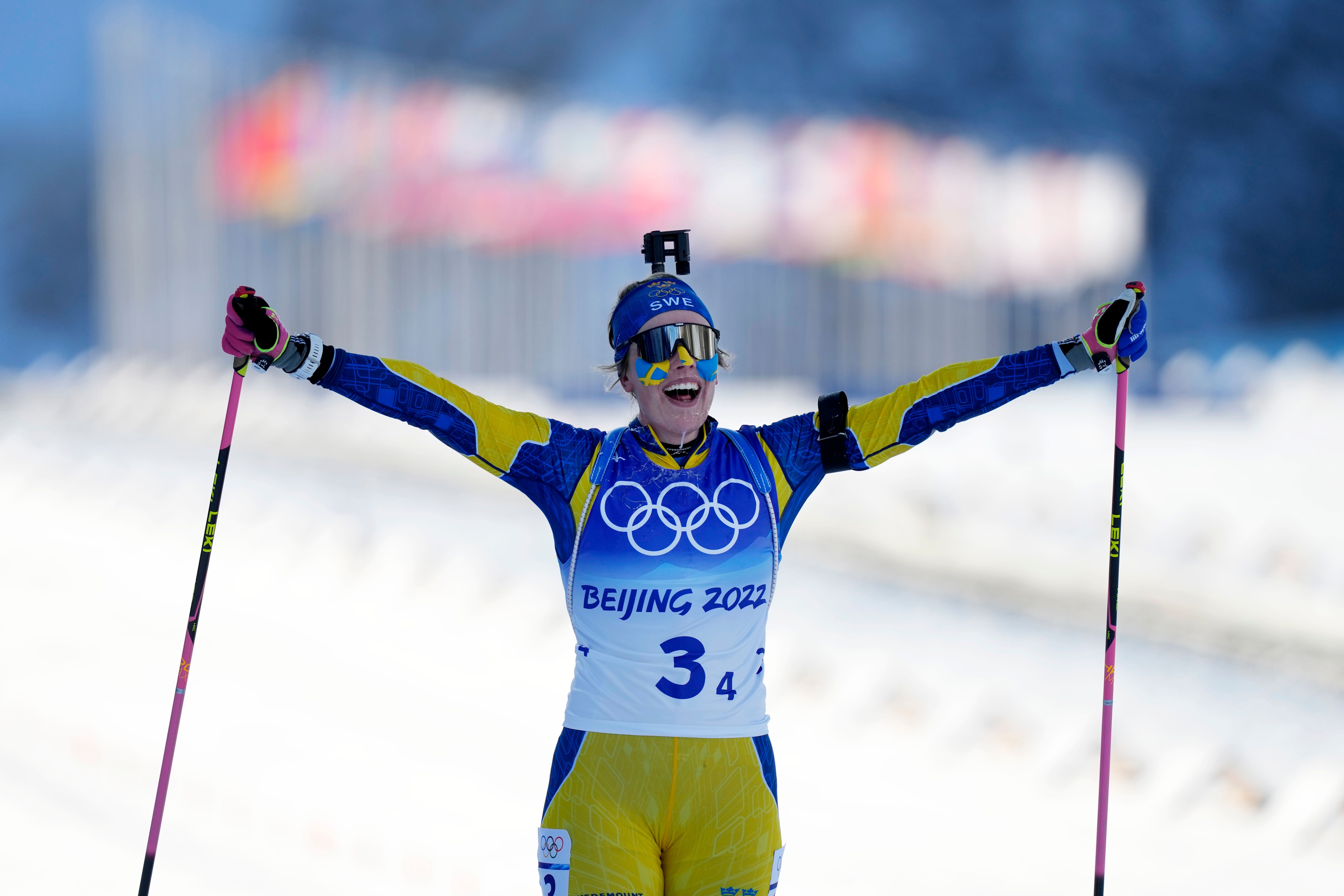 Sweden takes Olympic gold in 4-woman biathlon relay The Seattle Times
