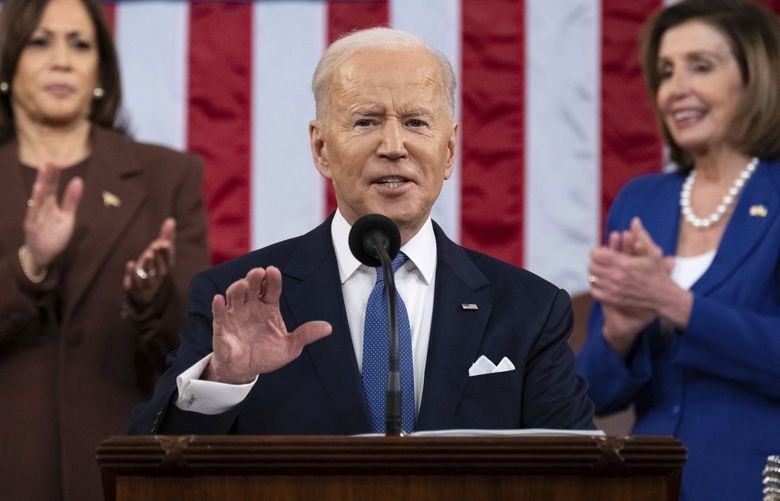 AP FACT CHECK: Biden’s State of Union is off on guns, EVs | The Seattle ...