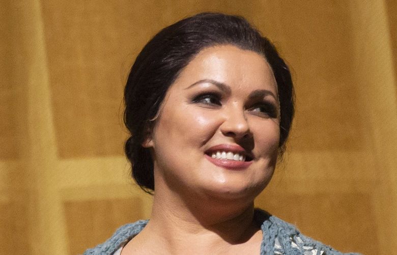 FILE – Anna Netrebko takes a bow after performing in Act I of “La Boheme” for the Metropolitan Opera’s New Year’s Eve gala, in New York, Dec. 31, 2019. Netrebko, the superstar Russian soprano, will no longer appear at the Metropolitan Opera this season or next after failing to comply with the company’s demand that she distance herself from President Vladimir Putin of Russia as he wages war on Ukraine. (Caitlin Ochs/The New York Times) XNYT44 XNYT44