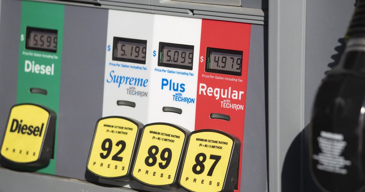 New petrol pump labels
