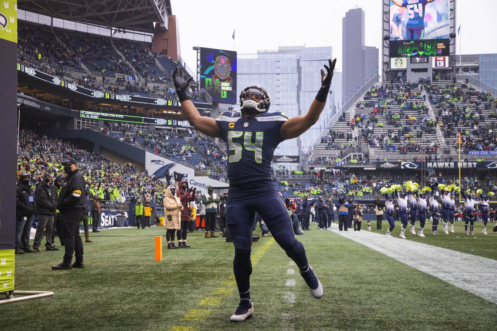 Thank You Bobby Wagner 10 Years 2012 2022 Seattle Seahawks