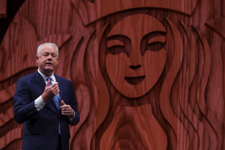 Starbucks CEO Kevin Johnson to retire; Howard Schultz to temporarily take  helm | The Seattle Times
