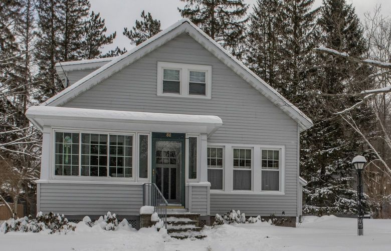 The Dudley family’s second home in Roxbury, N.Y., on Sunday, March 13, 2022. They paid $221,000 for a place in Roxbury, N.Y. and continue to rent in Brooklyn, splitting time between both homes. (Tony Cenicola/The New York Times) XNYT125 XNYT125