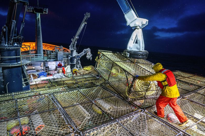 Into the ice: A crab boat's quest for snow crab in a Bering Sea upended by climate  change