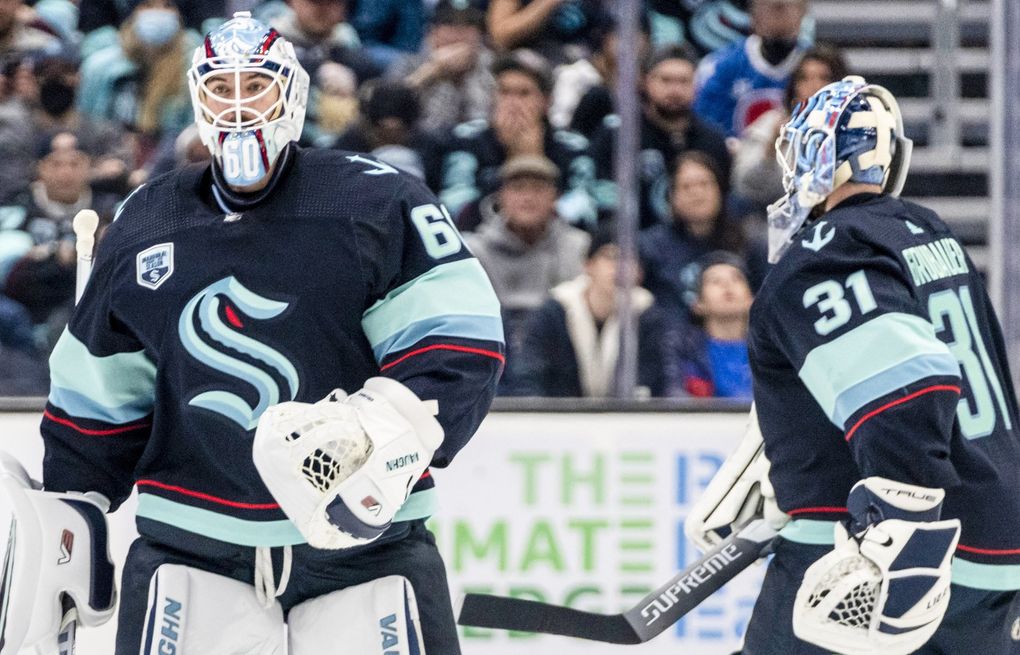 Two Kraken Goalies One Too Many For #2 Role - The Hockey News Seattle Kraken  News, Analysis and More