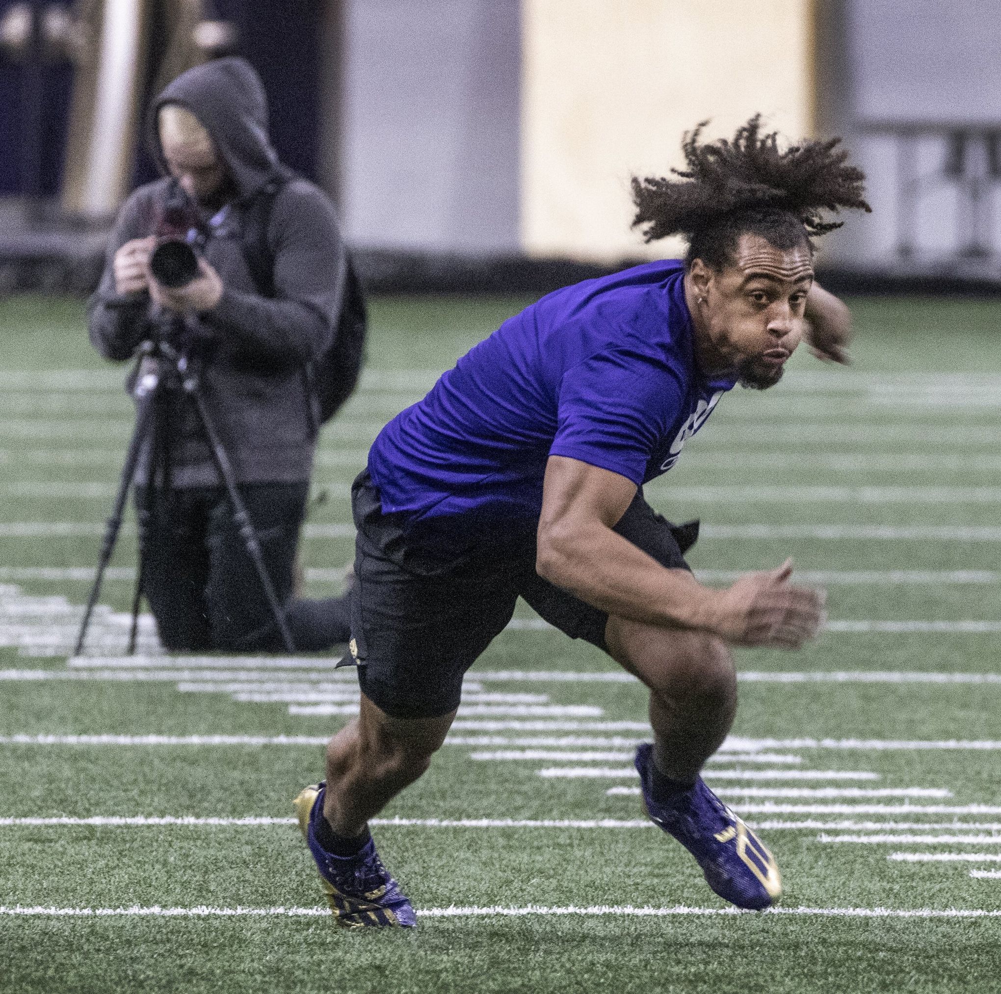 Former Huskies look towards NFL at Pro Day, Football