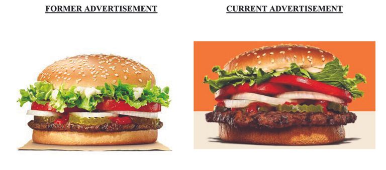 This Isn’t What I Ordered Lawsuits Accuse Burger King Others Of Ads That Misrepresent Their