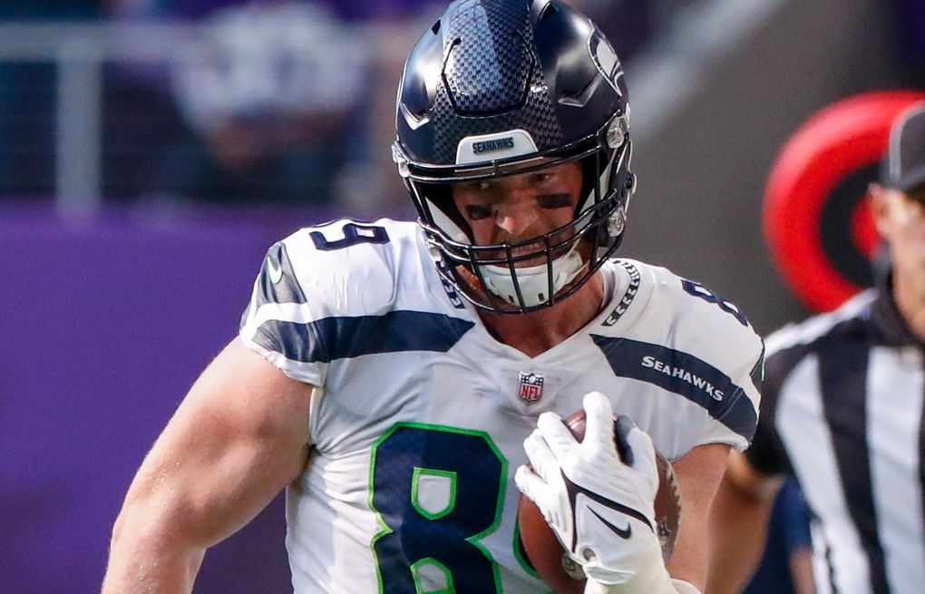 SEAHAWKS: Talented tandem of Olsen and Dissly at tight end