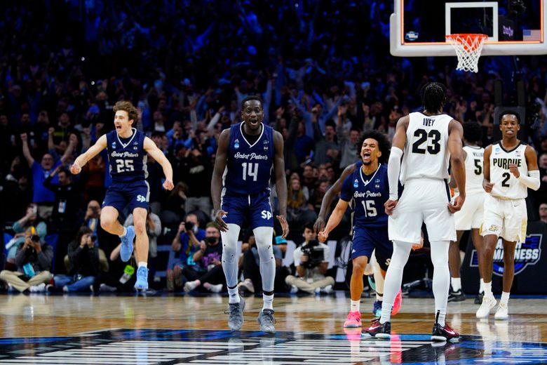 Elite Pete! Saint Peter's tops Purdue, makes 15 seed history | The Seattle  Times