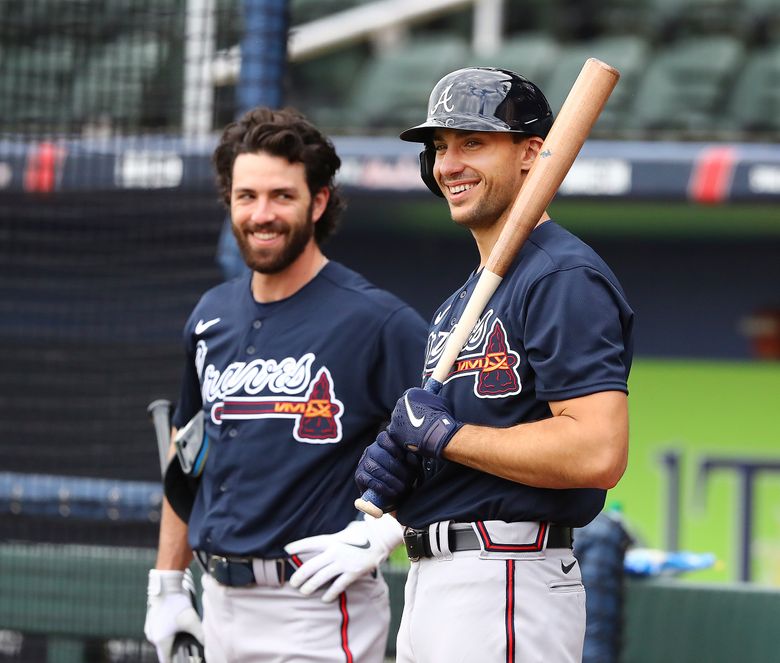 Braves face off in spring training's live batting practice