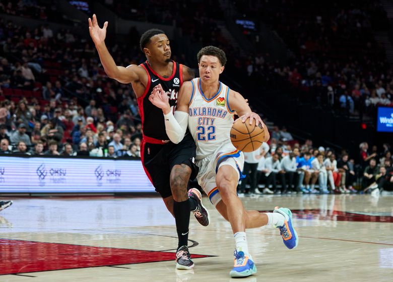 Roby scores 30 as Thunder down Blazers 134-131 in OT
