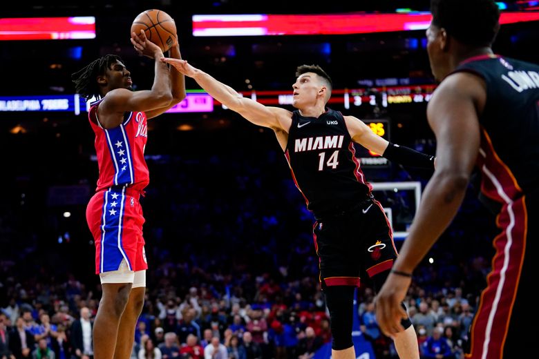 Maxey scores 27, 76ers roll past Heat 119-96 without Embiid