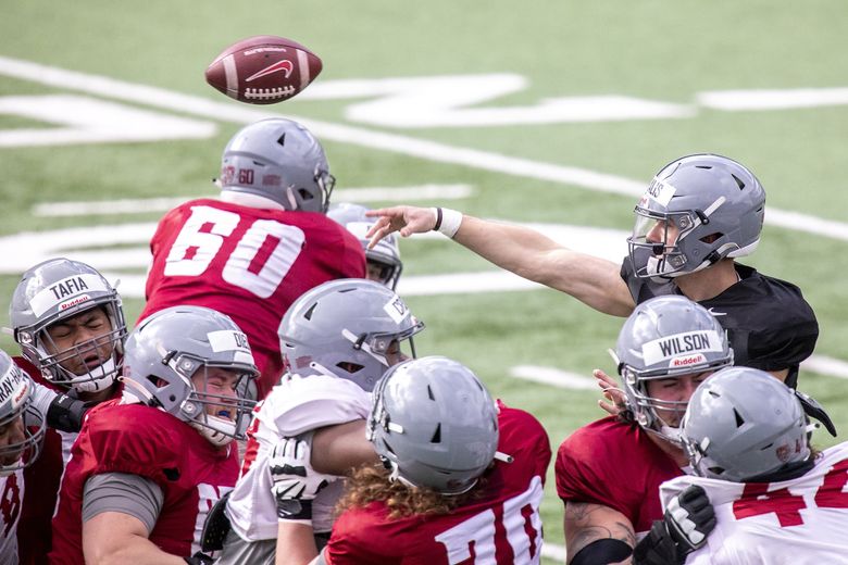 wsu Cougar footballers conduct final camp scrimmage - CougCenter