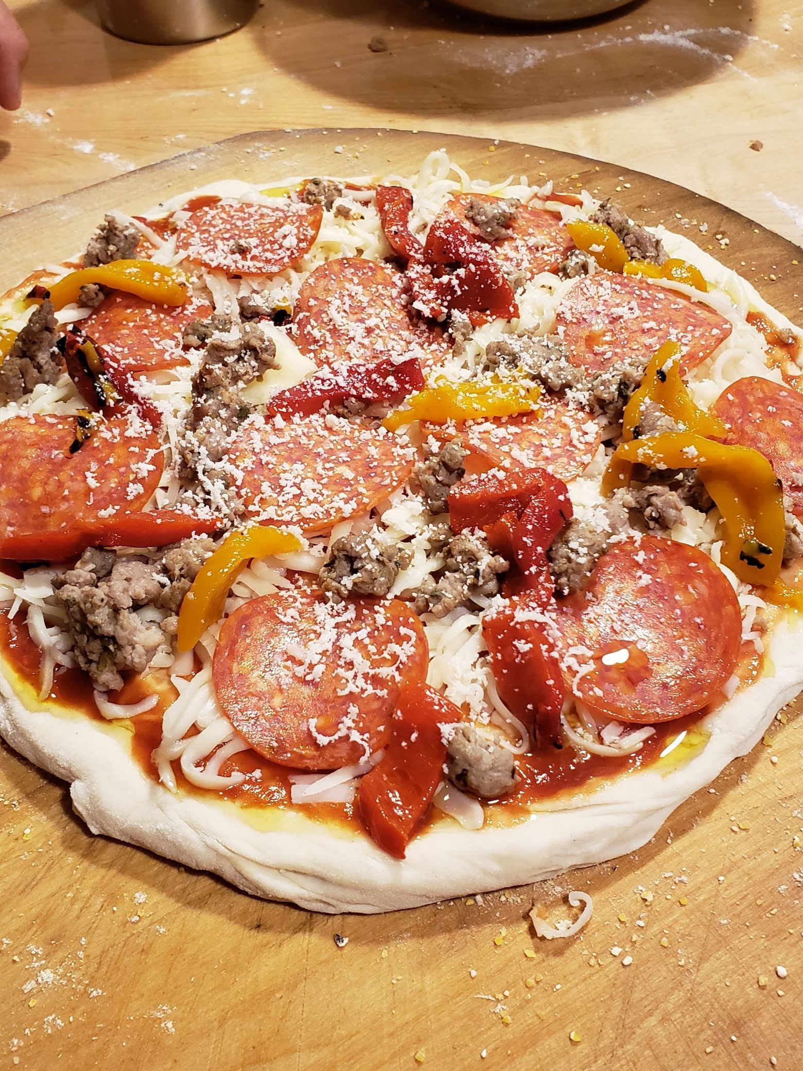 5 Minute Homemade Pizza Dough (Easy and No Yeast) - Dished by Kate