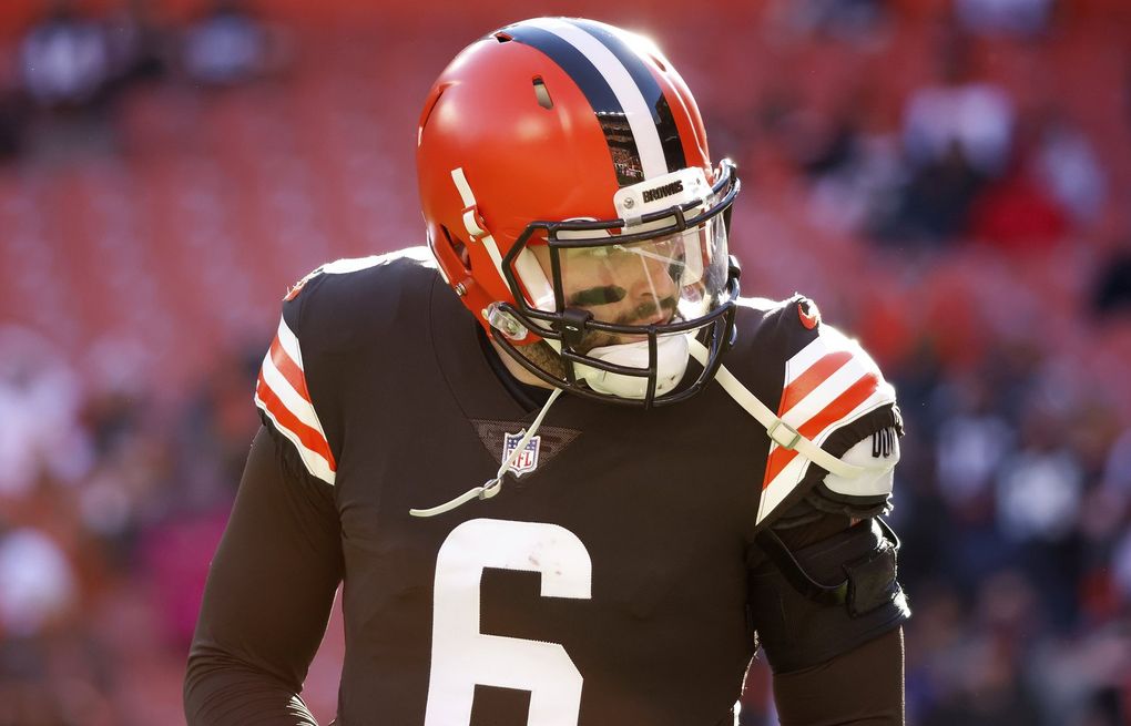 Baker Mayfield Odds: Week 18 Baker Mayfield Prop Bets and Picks vs. the  Seahawks - January 8, 2023 - Betsperts