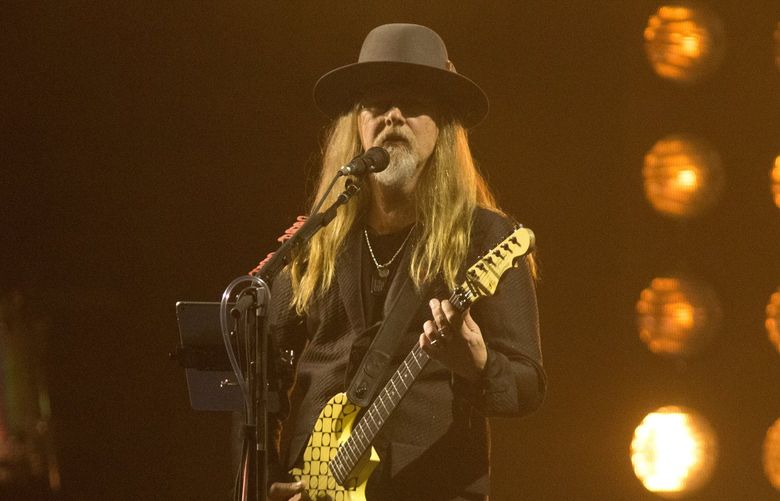Jerry Cantrell of the band Alice In Chains performs in concert during the MMRBQ at the BB&T Pavilion on Saturday, May 19, 2018, in Camden, N.J. (Photo by Owen Sweeney/Invision/AP)