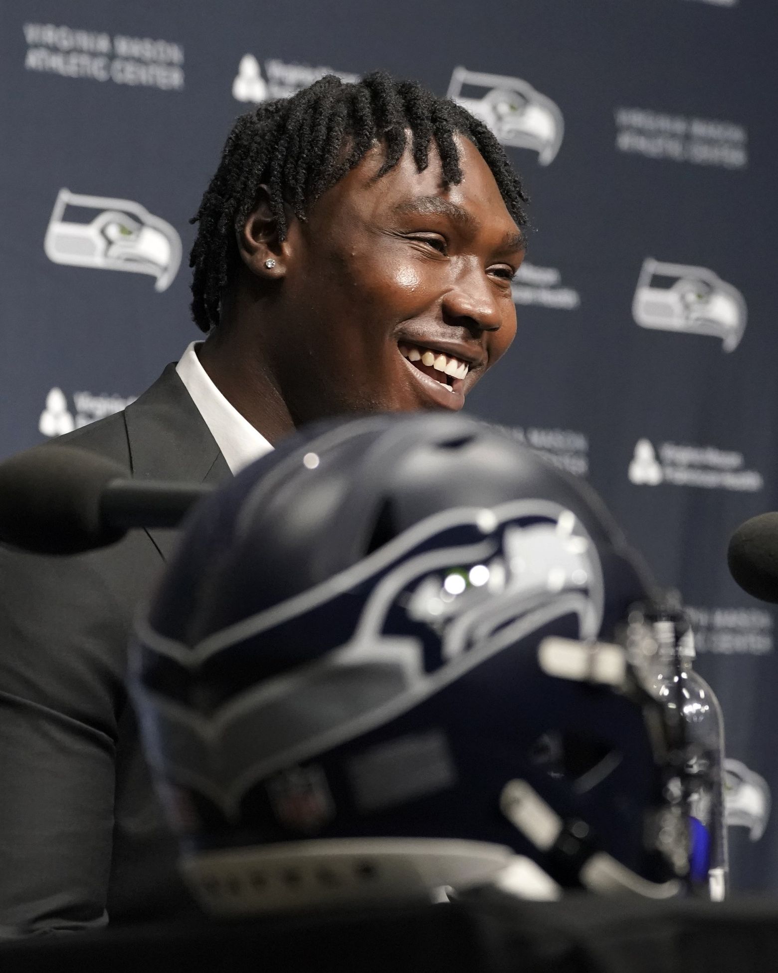 His upside is undeniable': Seahawks' selection of LT Charles Cross