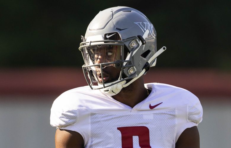 Washington State defensive back Jaylen Watson (0).
.
The Washington State Cougars practice Wednesday, August 11, 2021 at Rogers Field on the WSU campus in Pullman, WA. 217887