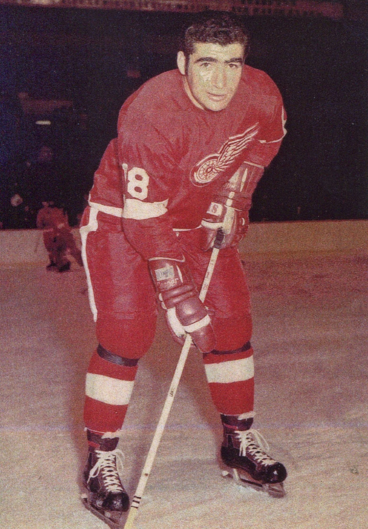 Frank Mahovlich - Detroit  Detroit red wings hockey, Red wings