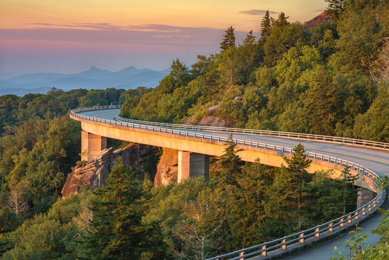 Blue Ridge Parkway in North Carolina. (Getty Images)