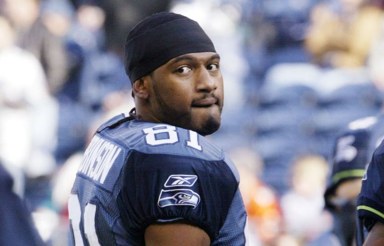 SEATTLE SEAHAWKS VS. MIAMI DOLPHINS – NFL FOOTBALL QWEST FIELD – 112104 — Koren Robinson suited up but did not play against Miami amid reports that he would be suspended by the league for violating its substance abuse policy.



Previous File Name: koren.JPG

Previous File Name: korenpic22.jpg

Previous File Name: a1korentease01

Previous UID: 0395100336

Previous File Name: robinsonmug03

Previous File Name: robinsonmug19.jpg