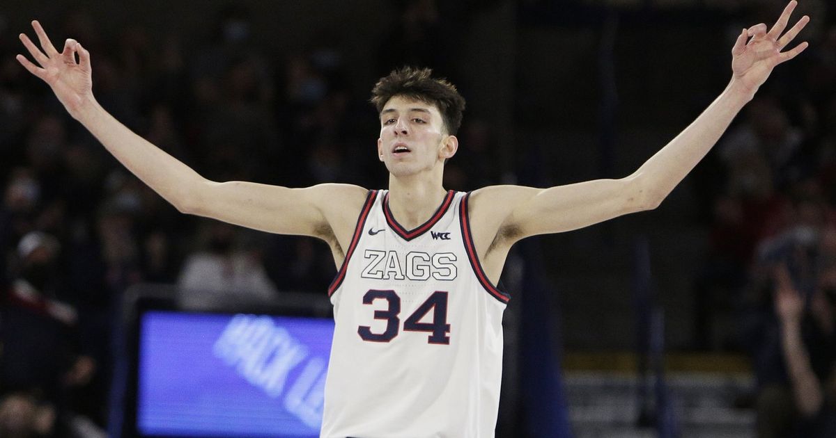 Gonzaga freshman and potential No. pick Chet Holmgren enters name draft | The Seattle Times