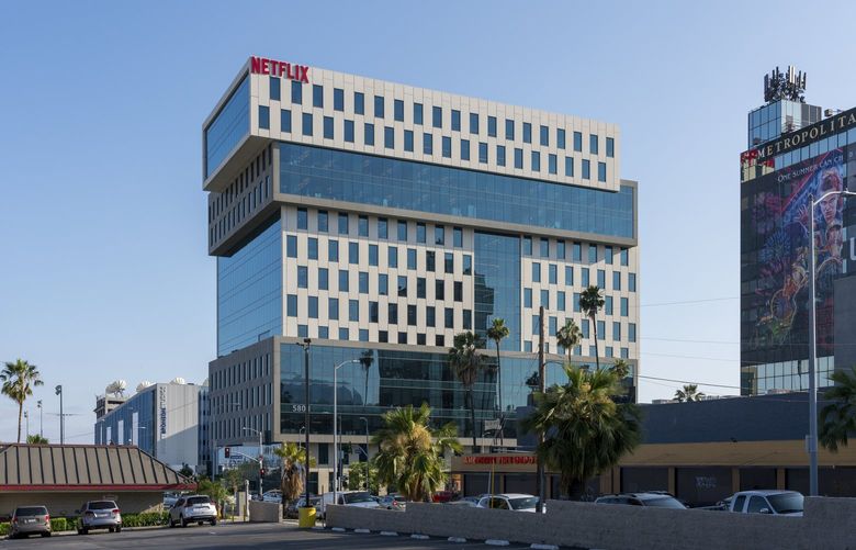 FILE — The Netflix offices in Los Angeles, on June 27, 2019. Executives at the top streaming services, chasing ever bigger subscription numbers, are having a change of heart about commercials. (Hunter Kerhart/The New York Times)