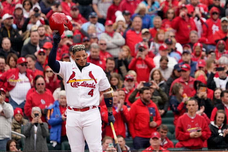 Cardinals fans celebrate Pujols and Molina during final game