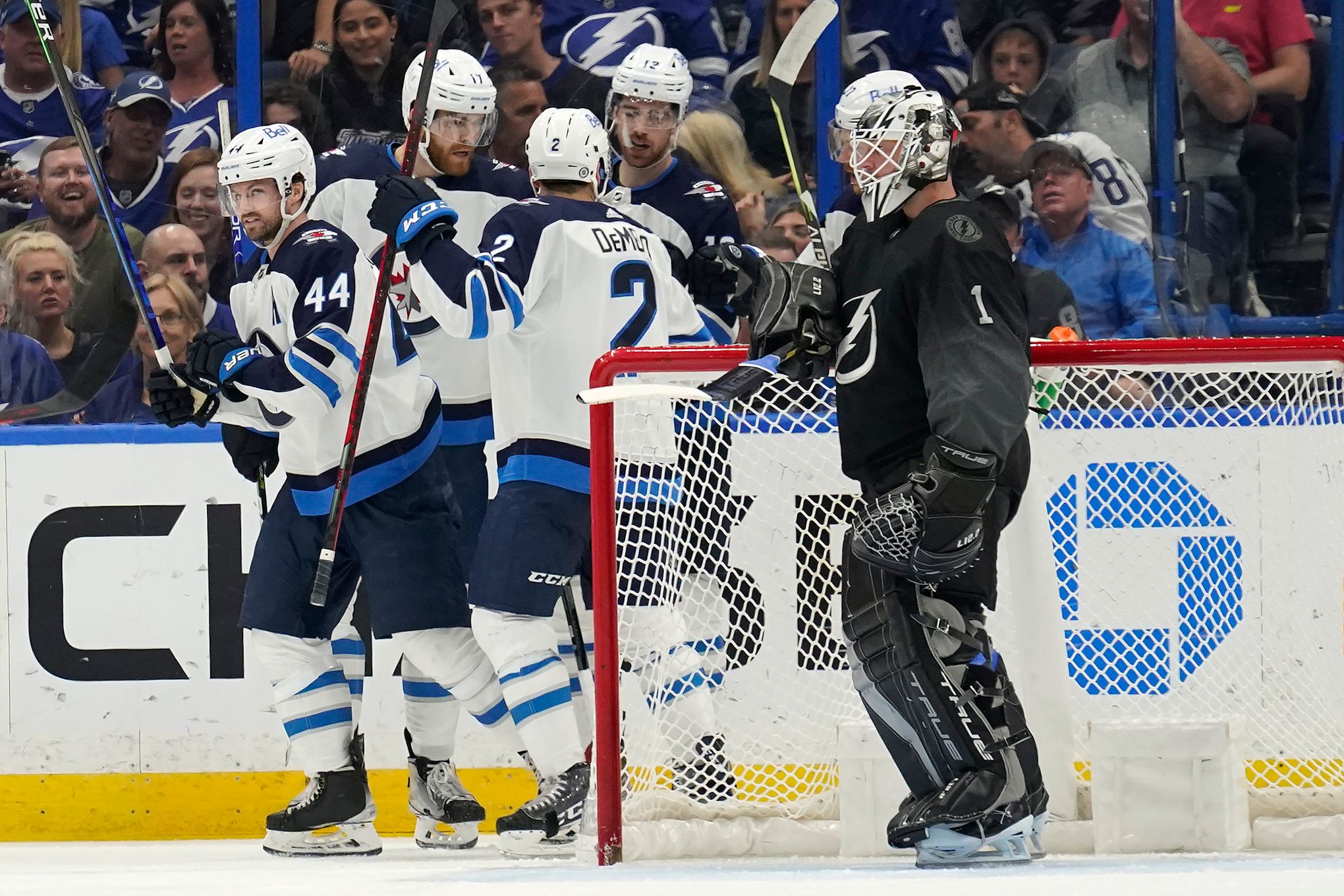 Victor Hedman Nikita Kucherov Pierre-Edouard Bellemare Tampa Bay