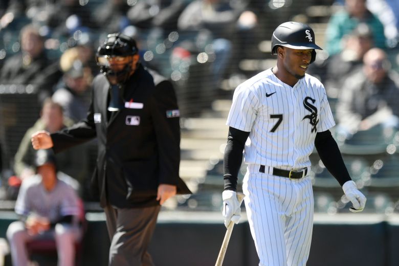 White Sox shortstop Tim Anderson hits his first home run of season