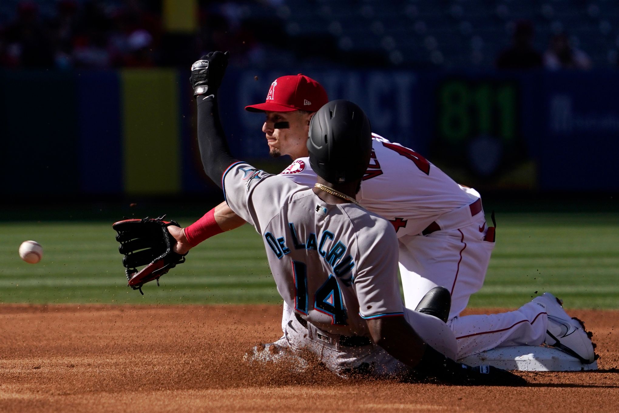 Angels' Andrew Velazquez, Tyler Wade return to Yankee Stadium